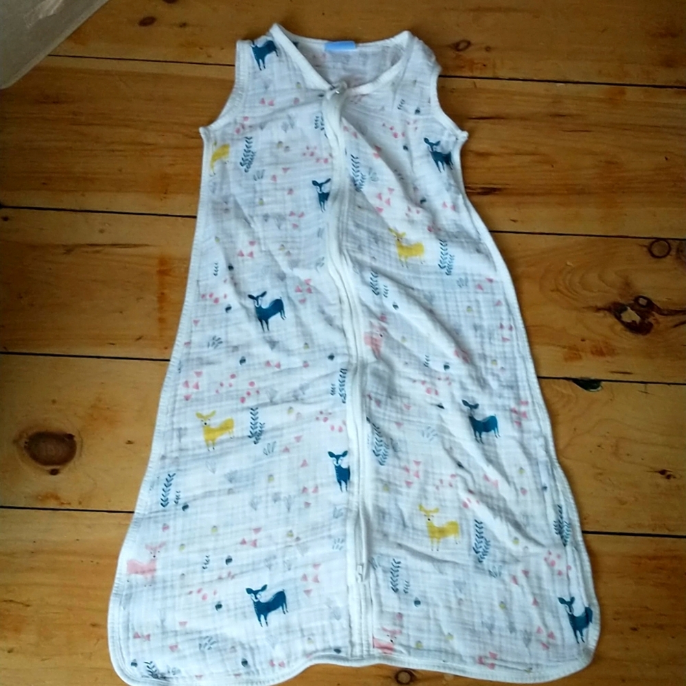 Muslin Cotton Sleep sack double zipper 18m-3t